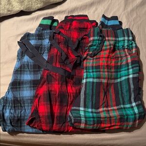 Aerie Plaid Pajama Set - Red, Blue, Green
